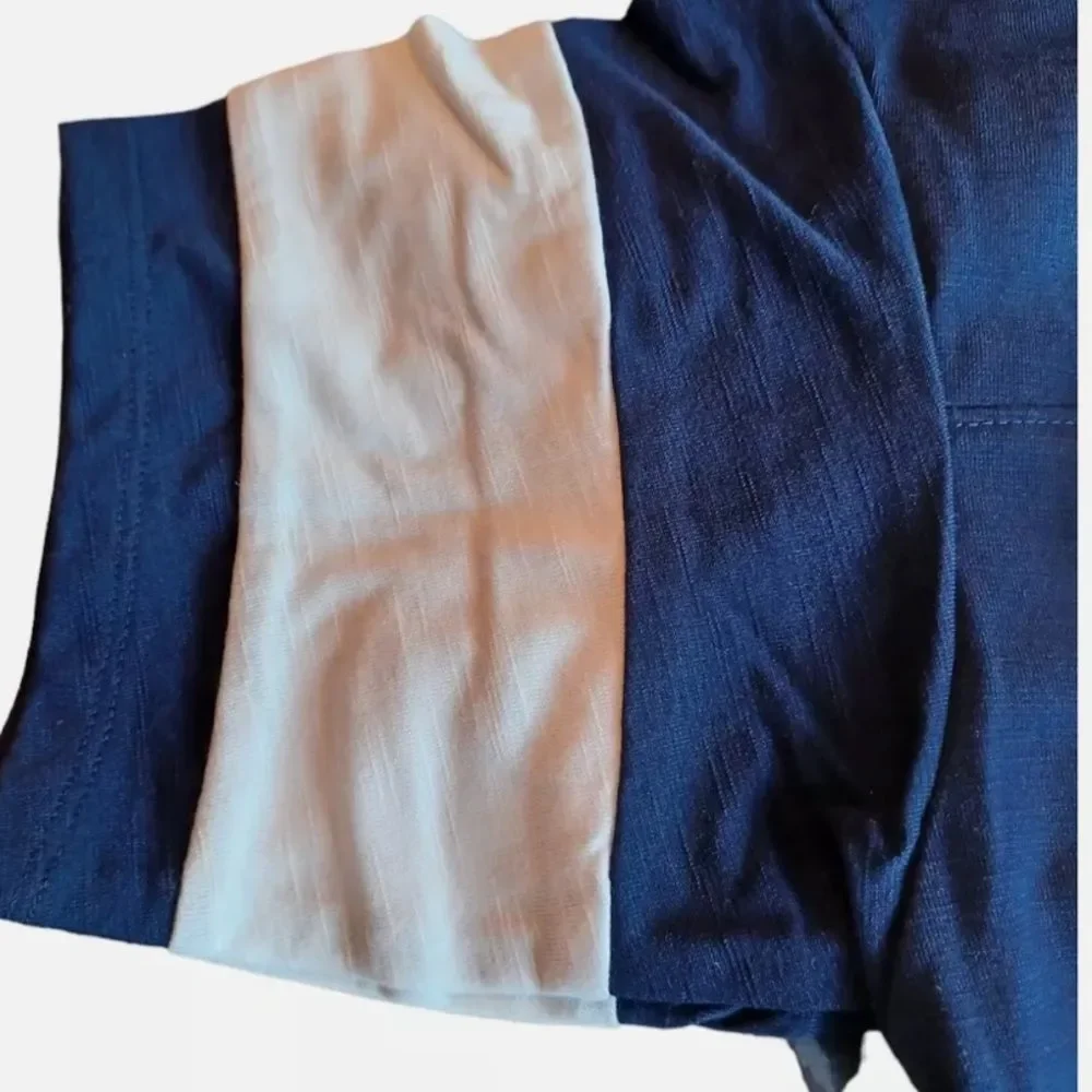 Justice T-Shirt Top Navy Blue-Black-White red size 12